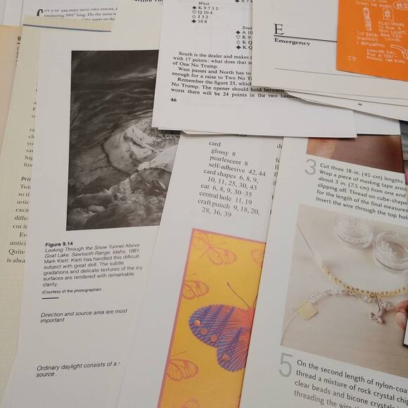 Technical Book Pages, Guides and Manuals Book Page Bundle, Vintage Book Pages - Picture 3 of 6